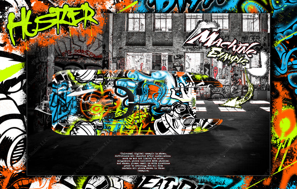Boat Hull Wrap Decal Graphics Kit 'Hustler' Fits Pro-Boat Blackjack 24" Or Blackjack 42" | Darkside Studio Arts LLC.