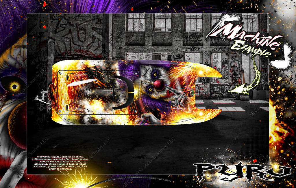Boat Hull Wrap Decal Graphics Kit 'Pyro' Fits Pro-Boat Blackjack 24" Or Blackjack 42" | Darkside Studio Arts LLC.