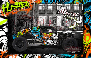 'Hustler' Themed Body Wrap Skin Fits Kraken Vekta.5 / Sidewinder / Tsk B Body # Tr630A - Darkside Studio Arts LLC.