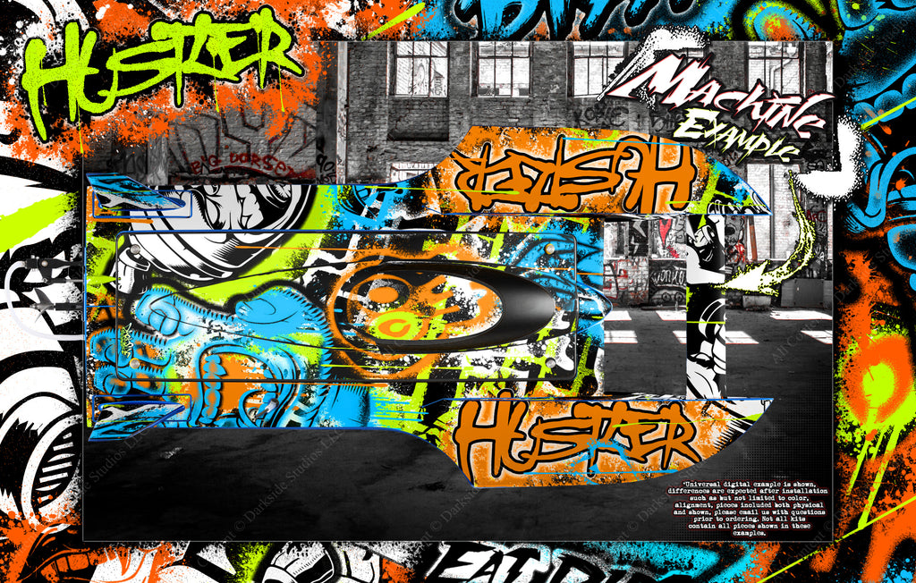 'Hustler' Graphics Decal Skin Kit Fits Pro-Boat Prb08028V2 / Prb08028 Ul-19 30" Boat Hull | Darkside Studio Arts LLC.