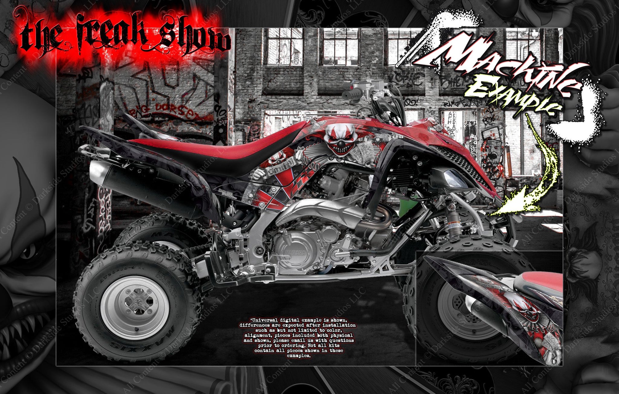 Kalair GFX Graphics Kit For Kawasaki KDX50 KDX 50 (All Years) FH Series Blue 09 Mil