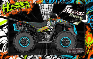 Graphics Kit For Can-Am Renegade 500 850 1000 Xmr "Hustler"  Wrap Decals  Full Coverage Set - Darkside Studio Arts LLC.