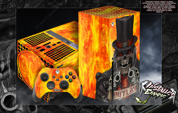 'The Outlaw' Customizable Graphics Wrap Skin For Microsoft Xbox Series ...