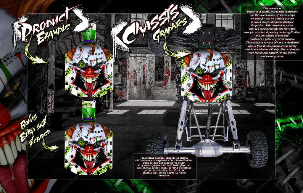 'Stiff Upper Lip' Chassis Skin Fits Kraken Vekta .5 / Kv5Tt Skid Plate # Kv4406 | Darkside Studio Arts LLC.