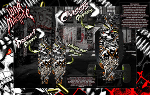 'War Machine' Themed Chassis Skin Fits Losi Monster Truck Xl Mtxl Skid Plate # Los251041 - Darkside Studio Arts LLC.