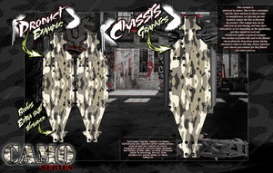 'Camo' Series Chassis Skin Fits Losi 8Ight-Xe 8Ight-Xt Xte Elite 2.0 - Darkside Studio Arts LLC.