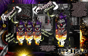 'Pyro' Chassis Wrap Decal Kit Fits Losi 5Ive-B 5Ive-T 5Ive-T 2.0 Hop-Up Protection - Darkside Studio Arts LLC.