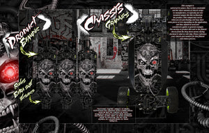 'Machinehead' Chassis Wrap Decal Kit Fits Losi 5Ive-B 5Ive-T 5Ive-T 2.0 Hop-Up Protection - Darkside Studio Arts LLC.