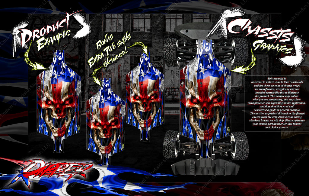 'Ripper' Chassis Skin Fits Udi Rc Sg1601 Sg1603 Sg1604 Drift Car 1603-035 | Darkside Studio Arts LLC.