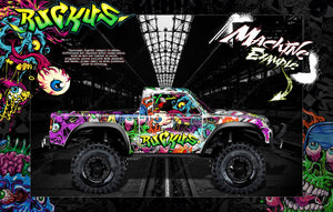 'Ruckus' Themed Graphics Skin Fits Traxxas Trx-4 Defender Sport - Darkside Studio Arts LLC.