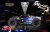 'Ripper' Skin Fits Traxxas E-Revo / E-Revo 2.0 / Rustler / Rustler 4X4 Graphics Wrap | Darkside Studio Arts LLC.
