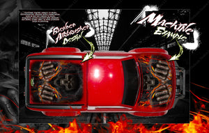 'Hell Ride' Graphics Wrap Skin Fits Traxxas Trx-4 Sport Airbrushed Style Decals - Darkside Studio Arts LLC.