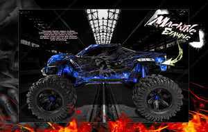 'Hell Ride' Graphics Wrap Fits Traxxas X-Maxx Proline Ford Raptor, Chevy Silverado, Brute Bash & Stock Body - Darkside Studio Arts LLC.