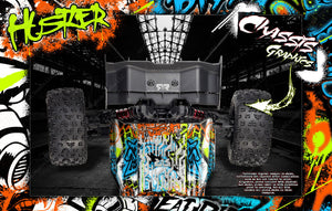 'Hustler' Themed Graphics Wrap Skin Fits Arrma Kraton 8S / 6S Graphics Body # Ar406050, Ara409004 - Darkside Studio Arts LLC.