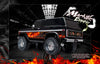'Hell Ride' Hop-Up Airbrushed Style Body Graphics Designed To Fit Traxxas Trx-4 Bronco Tra8010X / Tra8010 | Darkside Studio Arts LLC.