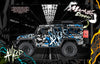'Amped' Themed Graphics Skin Fits Traxxas Trx-4 Defender Sport | Darkside Studio Arts LLC.