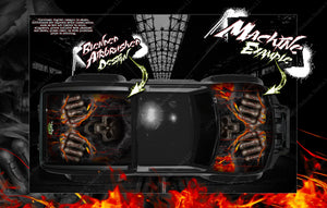 'Hell Ride' Graphics Wrap Skin Fits Traxxas Trx-4 Sport Airbrushed Style Decals - Darkside Studio Arts LLC.