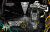 'Amped' Themed Graphics Wrap Hop Up Skin For Losi Desert Buggy Xl 2.0 / Xl-E / Xl-E 2.0 Fits Los250018 And Los350000 - Darkside Studio Arts LLC.