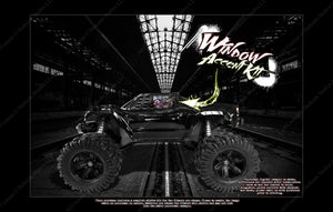 Clown Window Graphics Fit Traxxas X-Maxx Summit E-Revo Rustler Slash E-Maxx - Darkside Studio Arts LLC.
