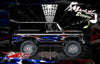 'Ripper' Hop-Up Airbrushed Stule Body Graphics Designed To Fit Traxxas Trx-4 Bronco Body | Darkside Studio Arts LLC.