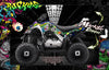 Graphics Kit For Yamaha Raptor 50 Raptor 90 Wrap 'Ruckus' Fits Oem And Most Aftermarket Fenders And Parts | Darkside Studio Arts LLC.
