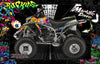 Graphics Kit For 'Ruckus' Wrap Decal Fits Yamaha Blaster Atv 1990-2006 | Darkside Studio Arts LLC.