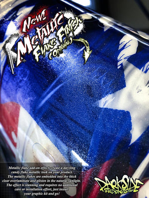 Ski-Doo Gen 4 Partial Wrap Graphics Kit For Mxz Summit Renegade Adrenaline 'Ruckus' - Darkside Studio Arts LLC.