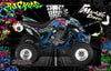 Graphics Kit For 'Ruckus' Wrap For Yamaha Raptor 660 Yfm660 Quad Decal | Darkside Studio Arts LLC.