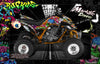 Graphics Kit For 'Ruckus' Wrap For Yamaha Raptor 660 Yfm660 Quad Decal | Darkside Studio Arts LLC.