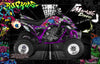 Graphics Kit For 'Ruckus' Wrap For Yamaha Raptor 660 Yfm660 Quad Decal | Darkside Studio Arts LLC.