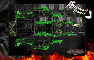 Primal Rc Raminator Monster Truck Wrap "Hell Ride" Graphics Hop-Up Decal Kit - Darkside Studio Arts LLC.