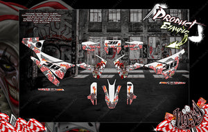 Graphics Kit For Husqvarna 701 Supermoto / Enduro  Wrap Skin 'Lucky' Decal  Joker - Darkside Studio Arts LLC.