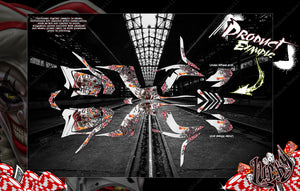 Graphics Kit For Yamaha Raptor 700 2006-2012 "Lucky"  Wrap  Heavy Coverage - Darkside Studio Arts LLC.