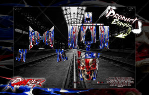 'Ripper' Themed Hop-Up Skin Graphics Fits Axial Capra Body, Interior And Chassis - Darkside Studio Arts LLC.