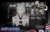 'Afterburner' Graphics Decal Skin Kit Fits Pro-Boat Prb08028V2 / Prb08028 Ul-19 30" Boat Hull | Darkside Studio Arts LLC.