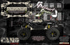 'Camo' Themed Aftermarket Graphics Fits Shock Towers On Traxxas X-Maxx 6S 8S Chassis | Darkside Studio Arts LLC.