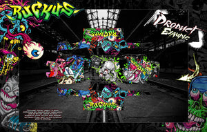 'Ruckus' Themed Graphics Wrap Skin Fits Losi Lst 3Xl-E Body # Los340000 - Darkside Studio Arts LLC.