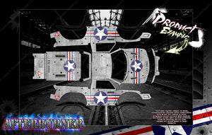 'Afterburner' Jet Themed Graphics Skin Fits Traxxas Trx-4 Defender Sport - Darkside Studio Arts LLC.