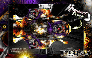 'Pyro' Skin Fits Traxxas E-Revo / E-Revo 2.0 / Rustler / Rustler 4X4 Graphics Wrap - Darkside Studio Arts LLC.