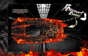 'Hell Ride' Graphics Decal Skin Kit Fits Pro Boat Impulse Shockwave Zelos - Darkside Studio Arts LLC.