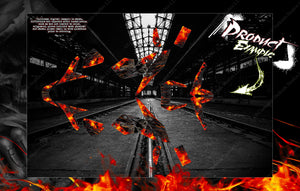'Hell Ride' Themed Graphics Kit Fits Ktm 2011-2022 Duke 125 200 390 690 790 - Darkside Studio Arts LLC.