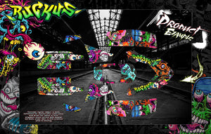 Graphics Kit For 'Ruckus'  Wrap Decal  Fits Yamaha Blaster Atv 1990-2006 - Darkside Studio Arts LLC.