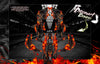 Graphics Kit For Can-Am Renegade 500 850 1000 Xmr "Hell Ride" Wrap Decals Full Coverage Set | Darkside Studio Arts LLC.