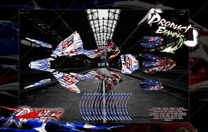 Dirtbike 'Ripper' Decals Graphics Wrap Fits Ktm 2009-2015 Sx50 Sx65 Ktm65 Ktm50 - Darkside Studio Arts LLC.