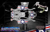 'Afterburner' Skin Fits Traxxas E-Revo / E-Revo 2.0 / Rustler / Rustler 4X4 Graphics Wrap | Darkside Studio Arts LLC.