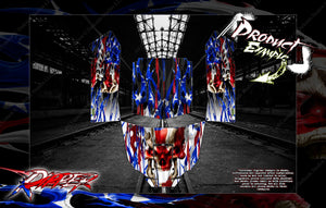 'Ripper' Usa Themed Graphics Kit Fits Axial Rr10 Bomber Lexan Oem Body #Ax90053 - Darkside Studio Arts LLC.