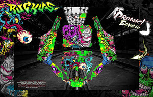 'Ruckus' Hop Up Graphics Kit For Losi Super Baja Rey 1.0 / 1.0 Super Rock Rey Fits Los250035 / Los350002 - Darkside Studio Arts LLC.