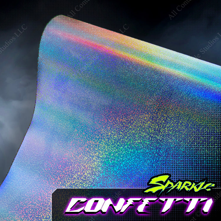 Add-On -Rider Number Cut-Out Overlay- ( Confetti ) | Darkside Studio Arts LLC.