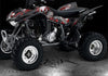 Graphics For Honda Trx400Ex 2008-Current Decals White & Black "The Freak Show" | Darkside Studio Arts LLC.