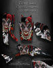 Graphics For Honda 300Ex Trx300Ex 1993-2006 Atv "The Jesters Grin" Black Joker | Darkside Studio Arts LLC.